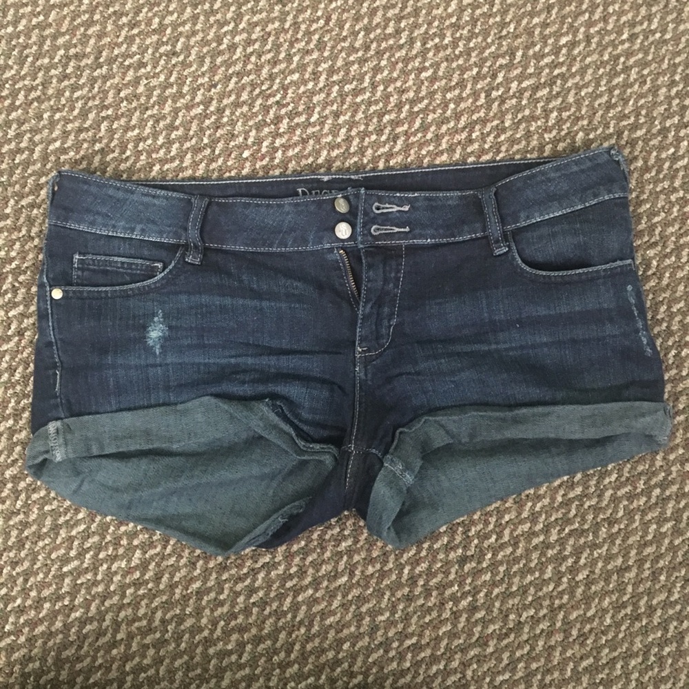 Decree Dark Denim Shorts Size 15